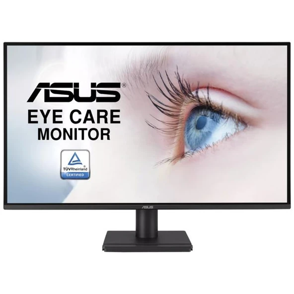 ASUS VA27AQ EYE CARE MONİTÖR 27INC IPS QHD ÇERÇEVESİZ TASARIM HDMI DISPLAYPORT VGA 1MS MPRT DUVAR MONTAJ DESTEĞİ ürün görseli 1