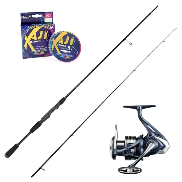 Okuma Epixor 213cm 1-8gr - Shimano Miravel 1000 LRF Olta Seti ürün görseli 1