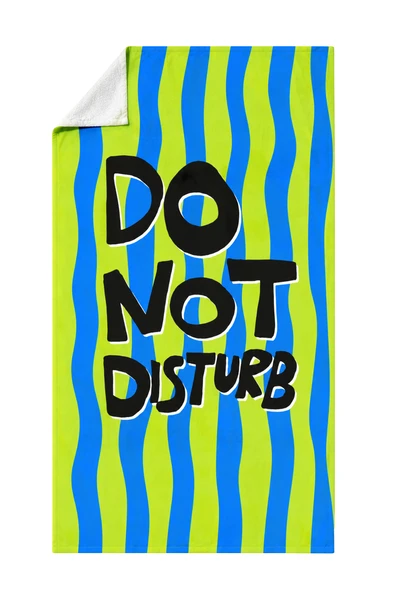 Cozy Home Heatwave Plaj Havlusu Do Not Disturb Yeşil ürün görseli 1