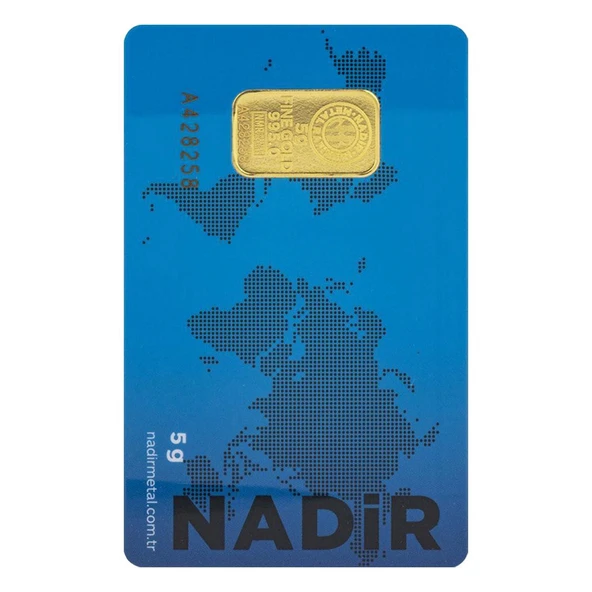 Nadir Gold 1 Gram Külçe Altın 24 Ayar ürün görseli 1