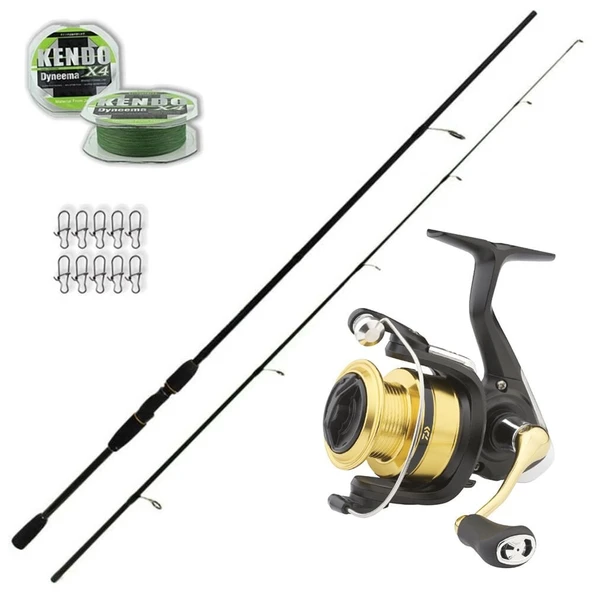 Daiwa Rs 3000 - Remixon Double Black 240cm Spin Olta Seti ürün görseli 1