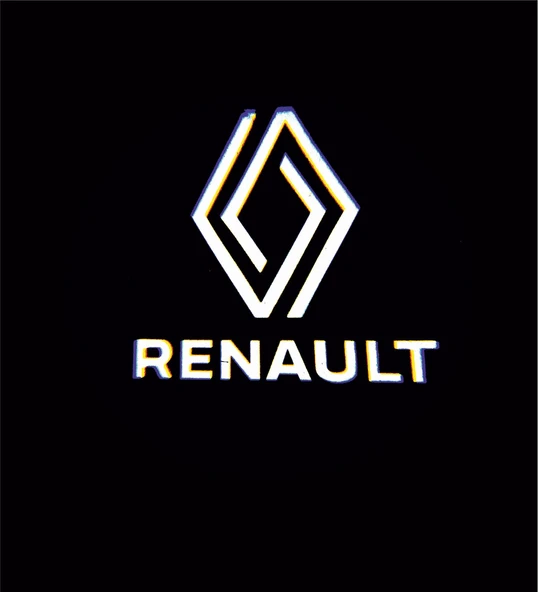 Kapı Altı Logo RENAULT Yeni Amblem Led Projektör - Resim 5