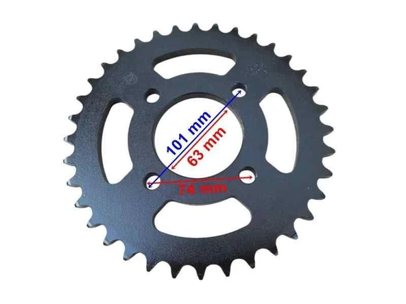 Regal Daytona Arka Dişli 530-36T İç 63 Mm 4 Delikli Öm ürün görseli 1