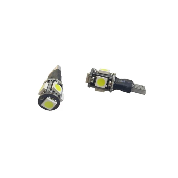 T10 12V Led Ampül Çakar Beyaz 2 Li ürün görseli 1