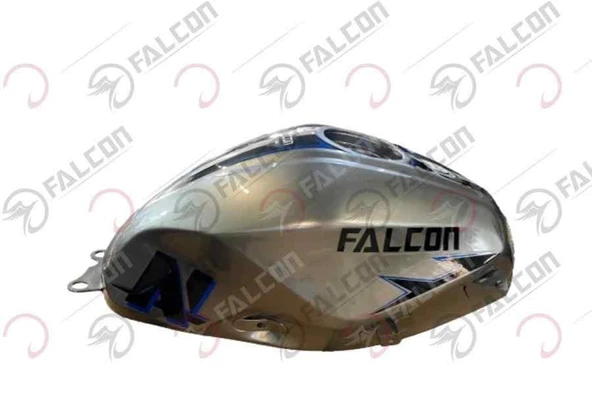 Falcon N 288 Naked Benzin Deposu Mavi/Gri ürün görseli 1
