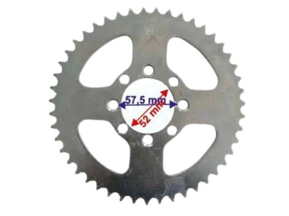 Modenas Kriss Arka Dişli 428-47T İç 52 Mm Öm ürün görseli 1