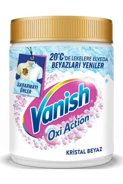 Oxi Action Kristal Beyaz Deterjan Güçlendirici ve Leke Çıkarıcı Toz 480 Gr ürün görseli 1