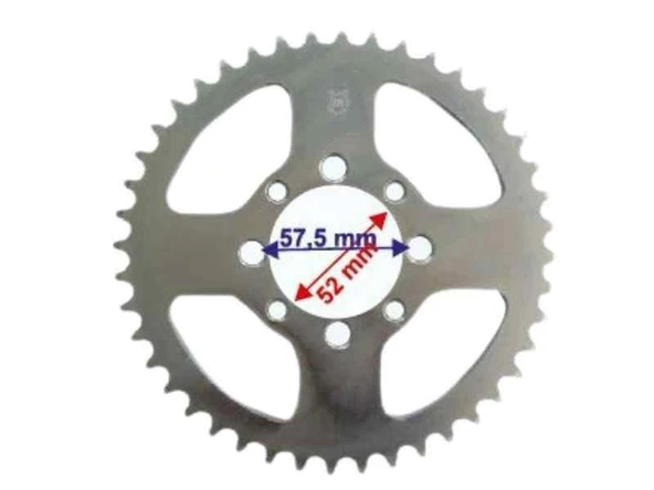 Modenas Kriss Arka Dişli 428-44T İç 52 Mm ürün görseli 1