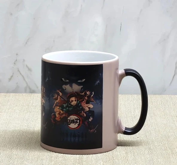 Porselen Renk Değiştiren Demon Slayer Kupa Bardak Aalk380 ürün görseli 1