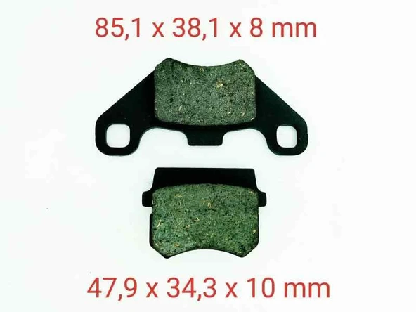 Mondial Eagle 50 Ön Fren Disk Balatası Fa416 ürün görseli 1