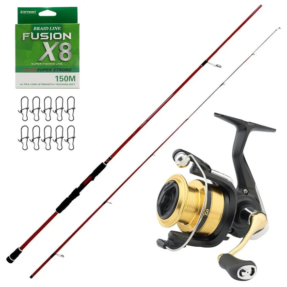 Okuma Red Spin 279cm 10-40gr - Daiwa RS 3000 Spin Olta Seti ürün görseli 1