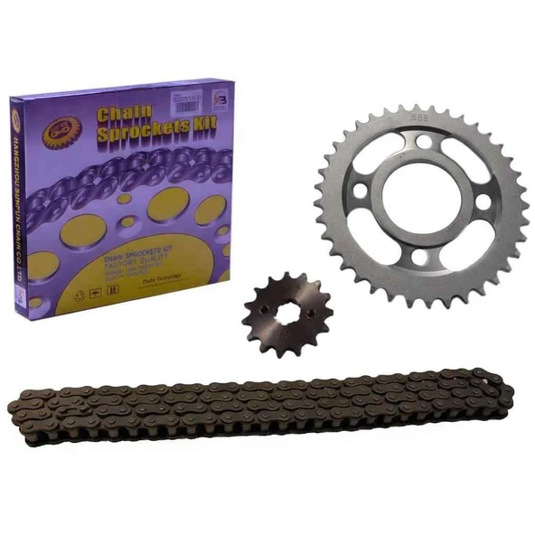 Cub Ön-Arka Dişli Zincir Set Sfr 15-36T 428-112L ürün görseli 1