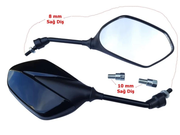 Honda Activa 125 S Tipi Ayna Aparatlı 8-10 Mm (990) ürün görseli 1