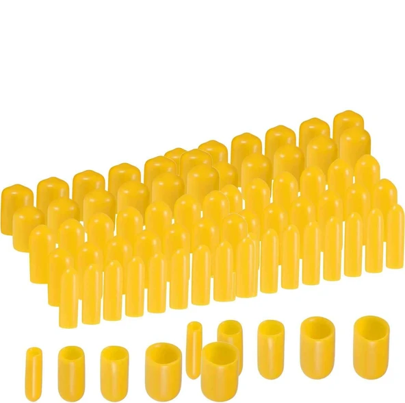 Vida/Somun Kapağı/Tapası Sarı (80 Parça) ürün görseli 1