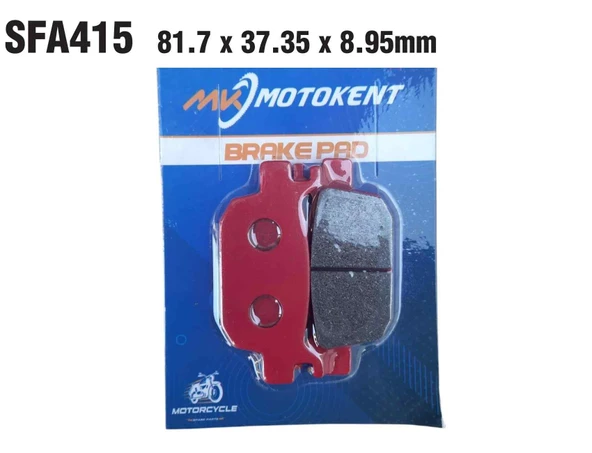 Rks Arka Fren Disk Balatası Sfa415 A Kalite Newlight 125 Pro; Arora Max-T, Beatrix; Kanuni Seha ürün görseli 1