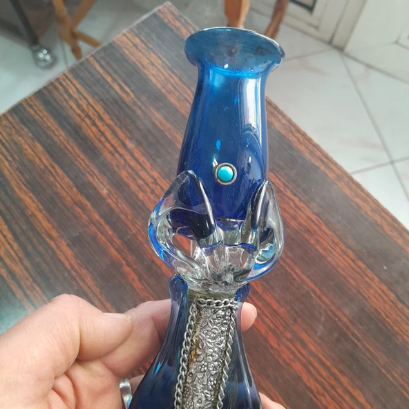 Eski Dönem El Yapımı Mumluk - Resim 3