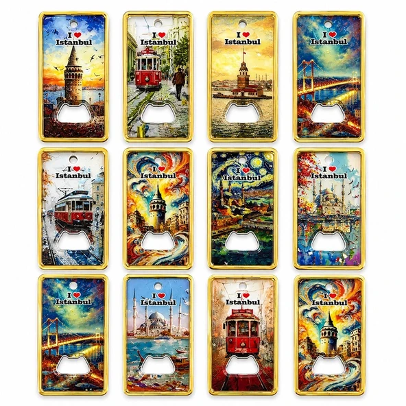 İstanbul Temalı Açacaklı Buzdolapı Süsü Magnet Alk5410 ürün görseli 1