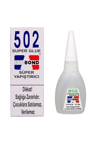 Evobond 502 Japon Yapıştırıcısı Süper Glue 20 Gr ürün görseli 1