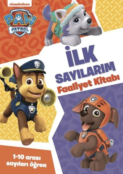 Paw Patrol - İlk Sayılarım Faaliyet Kitabı ürün görseli 1