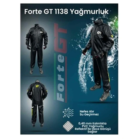 Yağmurluk Forte Gt 1138 Pvc Takım Xxl ürün görseli 1