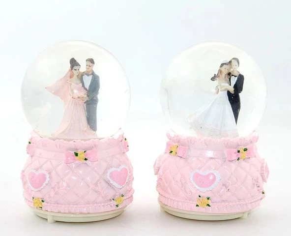 Işıklı Müzikli Kar Küresi 13 Cm Alk1787 ürün görseli 1