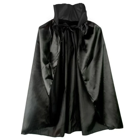 Siyah Renk Yakalı Halloween Pelerini 90 Cm ürün görseli 1
