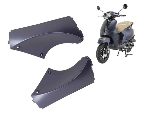 Mondial Scooter Wing 50 Şasi Alt Koruma Sağ-Sol Mat Mavi ürün görseli 1