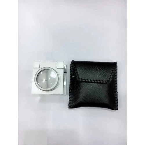 1cm Full Çelikkaplı Full Çelik Kaplı Katlamalı Büyüteç Th9008a ürün görseli 1