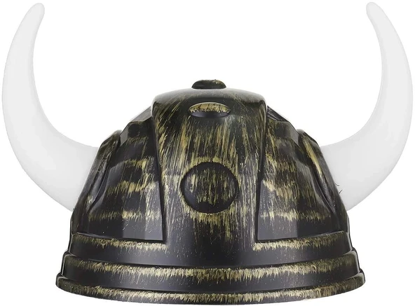 Viking Başlığı Asteriks Başlığı Altın Renk ürün görseli 1