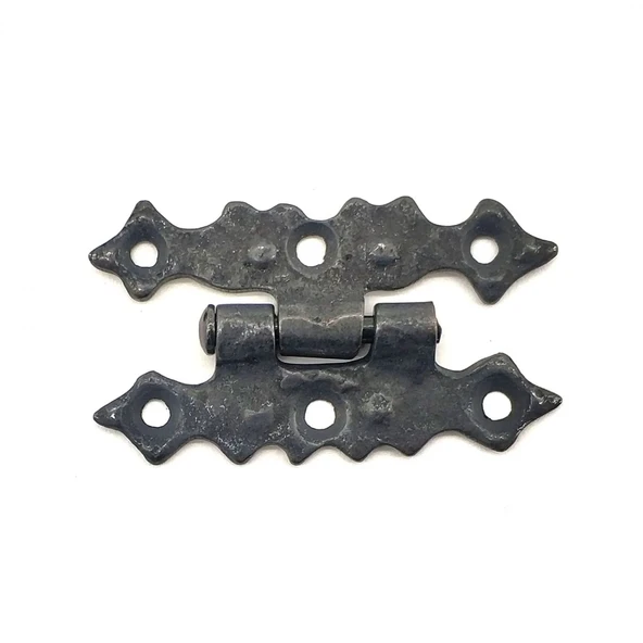 Antika Tarz Dekoratif Pirinç Yıldız Menteşe - 63x36 Mm, Oksit ürün görseli 1