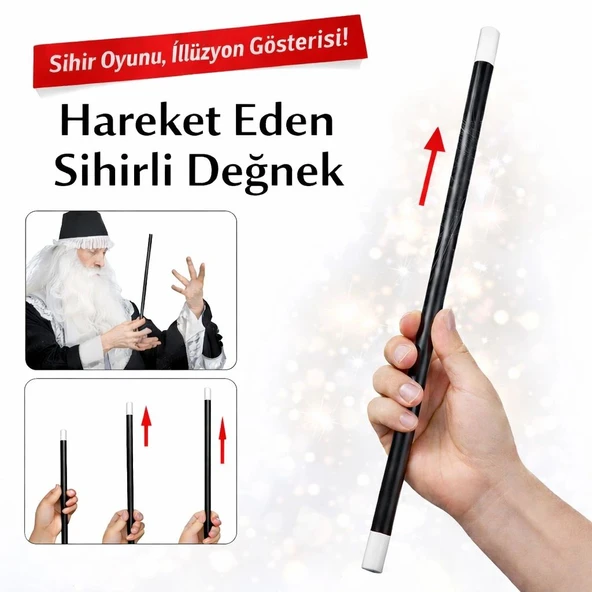 Hareket Eden Sihirli Değnek Çubuk 24 Cm ürün görseli 1