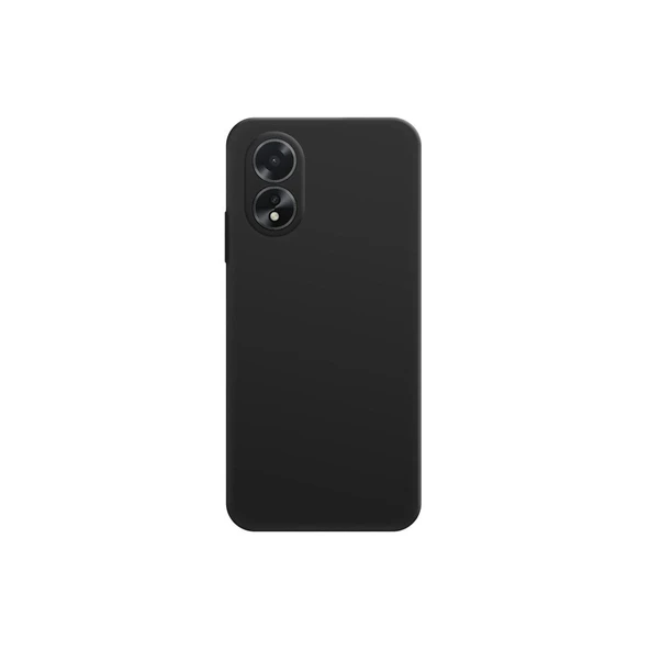 Oppo A38 Kılıf First Silikon - Siyah ürün görseli 1