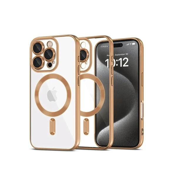 Apple İphone 16 Pro Kılıf Kross Magneticsafe Kapak - Çöl Titanyum ürün görseli 1