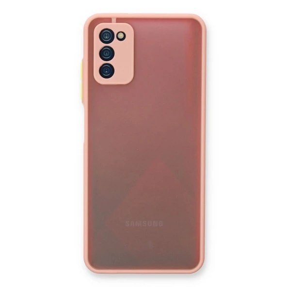 Samsung Galaxy A03s Kılıf Montreal Silikon Kapak - Pembe ürün görseli 1