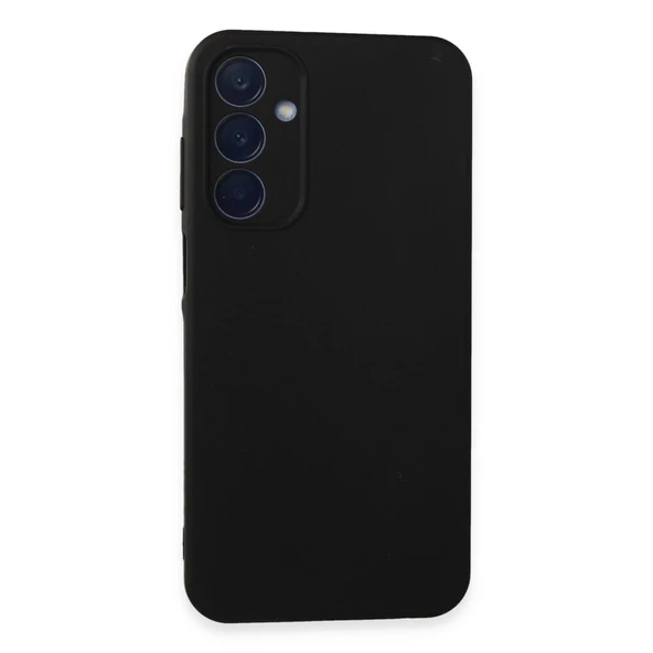 Samsung Galaxy A25 5g Kılıf Nano İçi Kadife Silikon - Siyah ürün görseli 1