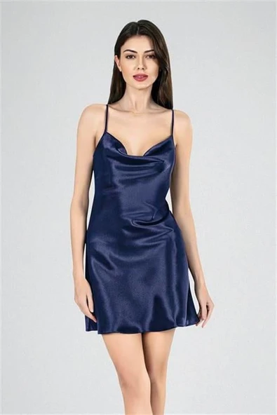 Arias Closet Kısa Gecelik Degaje  Lacivert 7740 ürün görseli 1