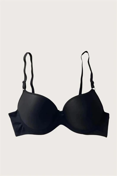 Arias Closet Mikro Kumaş Push Up Dolgulu Balenli Günlük Tek Destekli Sütyen ürün görseli 1
