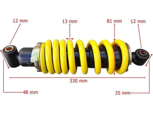 Yamaha Fz16 150 Arka Amortisör 330 Mm ürün görseli 1