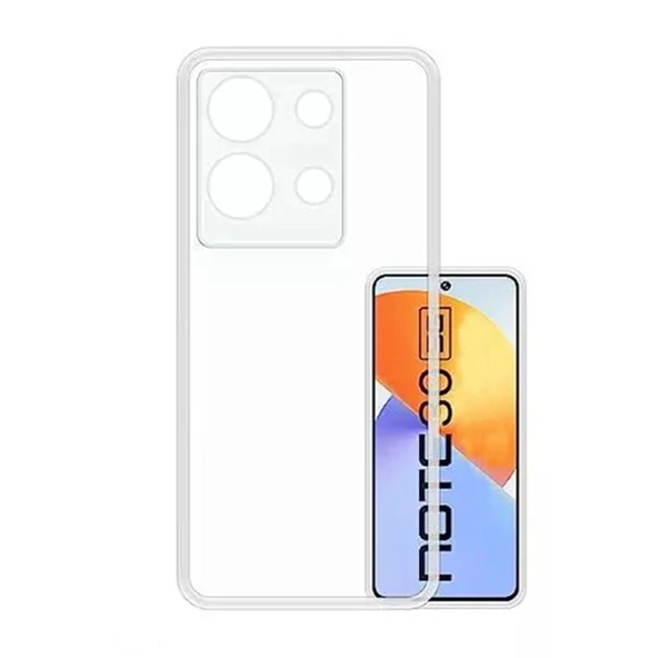 İnfinix Note 30 Kılıf Lüx Şeffaf Silikon ürün görseli 1