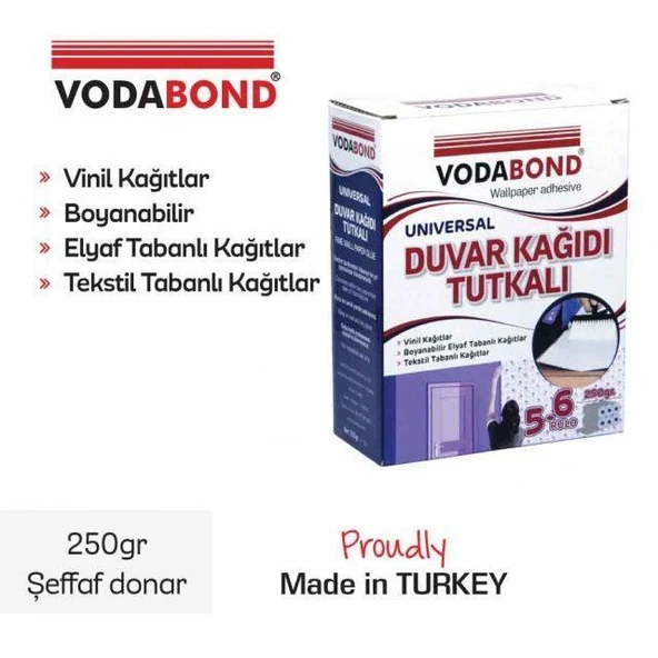 Vodabond 250 Gr Duvar Kağıdı Yapıştırıcısı - 8681317083126 ürün görseli 1