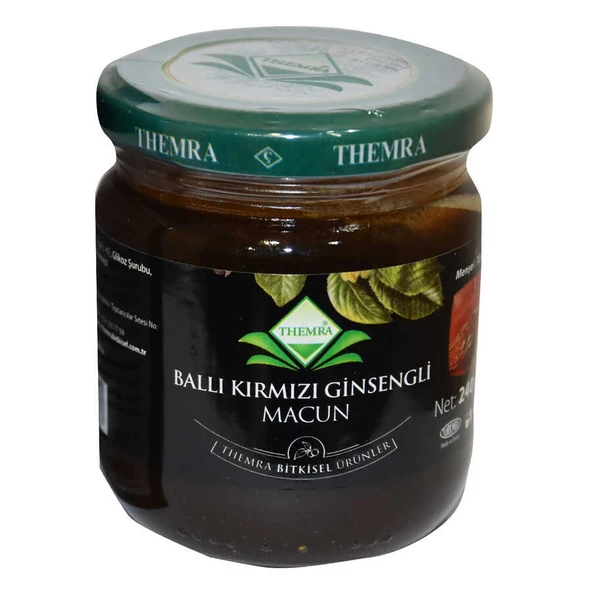 Ballı Kırmızı Ginsengli Macunu Bitkisel Karışım 240 Gr - OEM458-9864 ürün görseli 1
