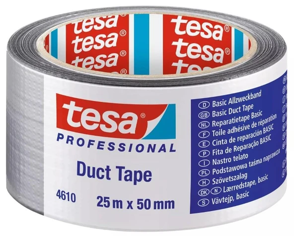 Tesa 4610 Duck Bantı Gri 50 mm 25 Metre - 4042448297303 ürün görseli 1