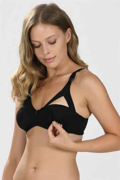 Arias Closet Siyah Dikişsiz Emzirme Sütyeni ürün görseli 1