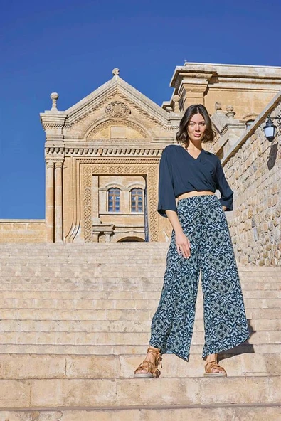 Arias Closet Etnik Desenli Alt Üst Takım ürün görseli 1