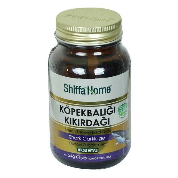 Shiffa Home Köpek Balığı Kıkırdağı Diyet Takviyesi 900 Mg x 60 Kapsül - OEM458-10125 ürün görseli 1