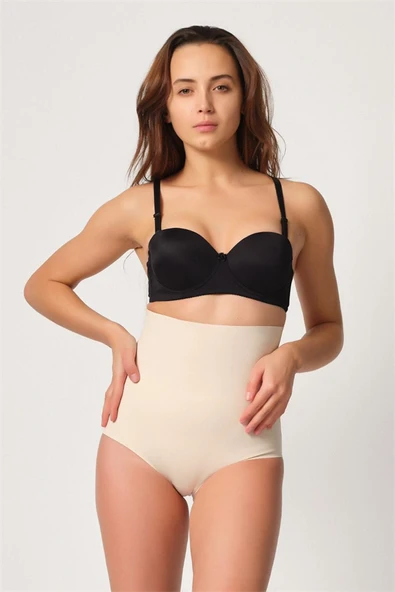 Arias Closet Ten MI Emay 2708 Lazer Yüksek Bel Kesim Slip Hayalet Korse ürün görseli 1