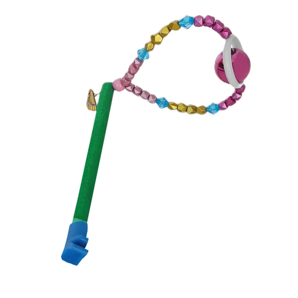 Markapet Tünekli Döner Toplu Kuş Oyuncağı 10 cm-16 cm Yeşil - SF-BL-1006 ürün görseli 1