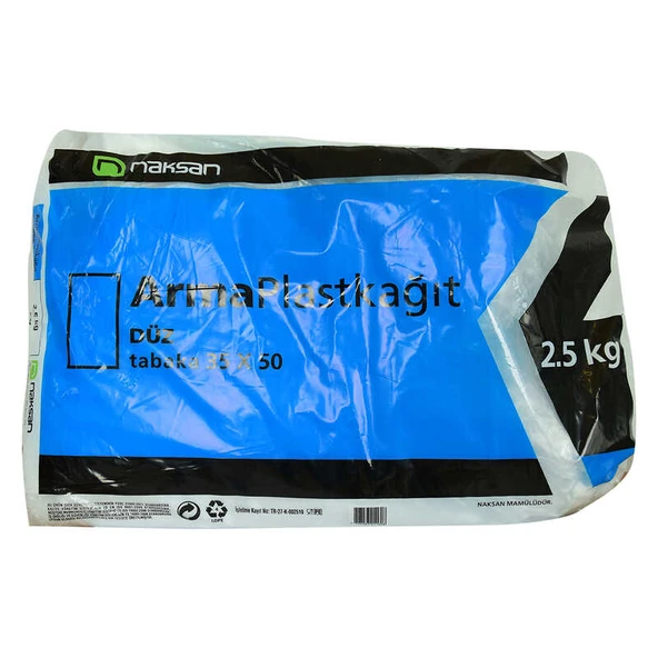 Plast Kağıt Bloklu Plast Naylon Şeffaf Düz Tabaka 35X50 Cm 2500 Gr Paket - OEM458-10795 ürün görseli 1