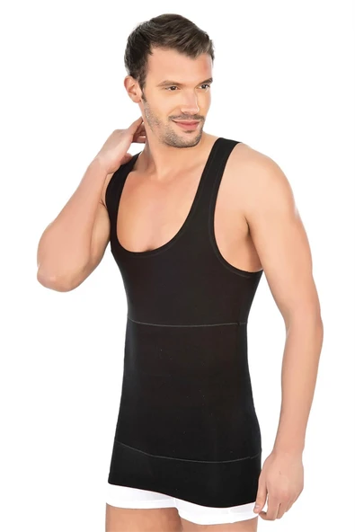 Arias Closet Siyah MI Emay 1400 Modal Cotton Erkek Atlet Korse ürün görseli 1