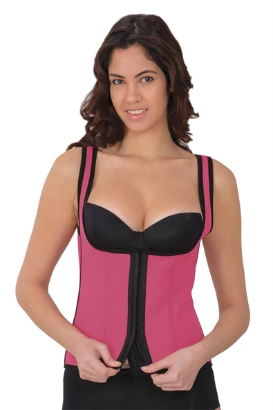 Arias Closet Gül Kurusu MI 9173 Terletici Agraflı Göğsü Açık Atlet Korse ürün görseli 1